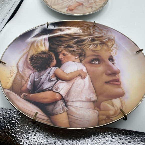 Bradford Exchange Princess Of Wales Diana collector plates Queen Vintage Set 3 - Picture 2 of 9